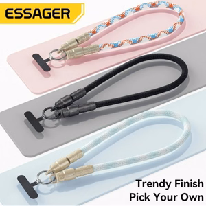 USB Laidas Essager Rope mėlynas 60W Type-C / Type-C 30cm