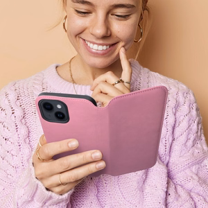 Чехол-книжка для Xiaomi Redmi NOTE 13 PRO PLUS 5G Dual Pocket Book светло-розовый