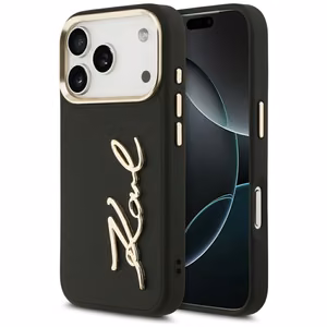 Karl Lagerfeld Karl Script Logo чехол iPhone 17 Pro - черный