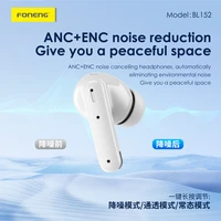 "Foneng" "Bluetooth" ausinės TWS BL152 ANC+ENC triukšmo slopinimas baltos spalvos