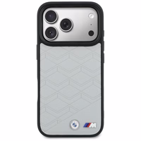 BMW M Shape Logo MagSafe Dėklas for iPhone 17 Pro pilkas