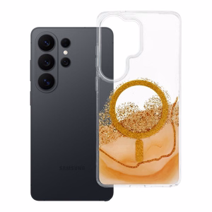 Su MagSafe suderinamas Golden dėklas Samsung S26 ULTRA, auksinis