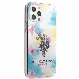 US Polo USHCP12MPCUSML Tie & Dye Collection dėklas, skirtas iPhone 12 / 12 Pro 6.1", įvairiaspalvis