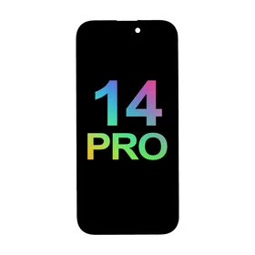 Mecanico Soft OLED ekranas Incell iPhone 14 Pro su rėmu (Support IC Transplant) - juodas