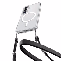 Spigen Ultra Hybrid Mag MagSafe Dėklas for Samsung Galaxy S26+ - Clear and baltas