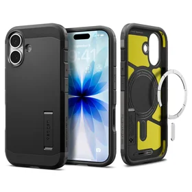 Spigen Tough Armor "T" Magnetinis dėklas telefonui iPhone 17 - juodas