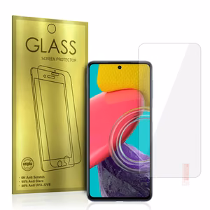 Apsauginis stiklas auksinis skirtas SAMSUNG GALAXY M53 5G