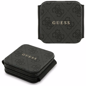 Belaidis įkroviklis 3in1 suderinamas su MagSafe 15W GUESS GUE005639 juodas
