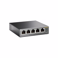 TP-Link TL-SG1005P Ne-valdomas Gigabit Ethernet (10/100/1000) Maitinimas per Eternetą (PoE) Juoda