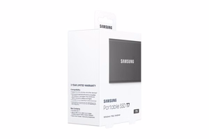 Samsung Portable SSD T7 1 TB C tipo USB 3.2 Gen 2 (3.1 Gen 2) Pilka