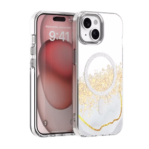 Epoxy Mag dėklas iPhone 15 6,1" baltas