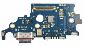 Lanksčioji jungtis Samsung G991 S21 su įkrovimo kontaktu, mikrofonu, SIM lizdu originali (service pack)