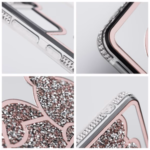 TEDDY BEAR dėklas telefonui SAMSUNG S25 Edge rožinis