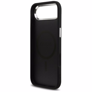 GUESS dėklas telefonui (m) IPHONE 17 Air suderinamas su MagSafe PU 4G W/Triangle Logo SL - juodas