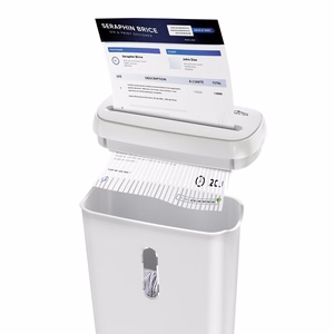 Media-Tech White Shredder MT223 – dokumentų ir mokėjimo kortelių smulkintuvas