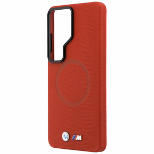 BMW M Metal Logo MagSafe dėklas, skirtas Samsung Galaxy S26 Ultra, raudonas