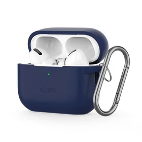 Tech-Protect silikoninis dėklas su kabliuku Apple AirPods Pro 1 / 2 - mėlynas