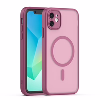 Mag Matt dėklas iPhone 11 kaštoninė