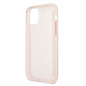Guess GUHCN58PCGLPI iPhone 11 Pro розовый/розовый жёсткий чехол Glitter