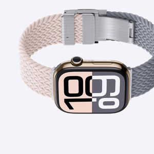 AmazingThing Blend dirželis Apple Watch 42mm 2-rinkinys - Rožinė-Pilka/Rožinė