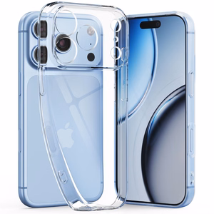 Tech-Protect FlexAir skaidrus dėklas ir Glass Fit+ grūdintas stiklas, 2 vnt., skirti iPhone 18 Pro Max / 17 Pro Max