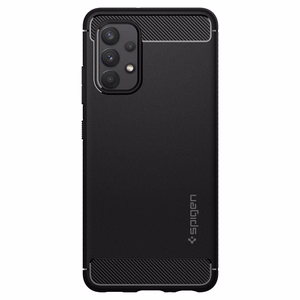 Spigen Rugged Armor dėklas Samsung Galaxy A52 / A52S - matinė juoda