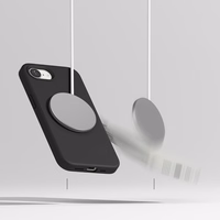 Ringke Silikoninis Magsafe iPhone 16e dėklas - juodas