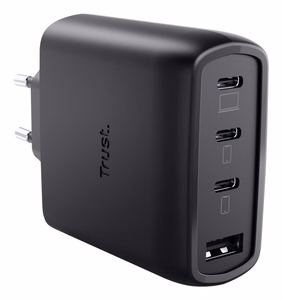 Trust Maxo 65W universalus juodas AC greitasis įkrovimas