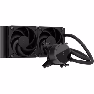 Fractal Design skystasis aušinimas Radius 240, juodas, Intel, AMD