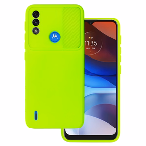 Camshield Soft dėklas telefonui Motorola Moto E7 Power/E7i Power laimo spalvos