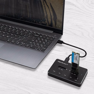 Qoltec 50310 Diskų Doko Stotis 2x SSD M.2 SATA NGFF USB Type-C