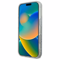 Guess IML 4G Magnetinis dėklas iPhone 16 Pro Max - mėlynas
