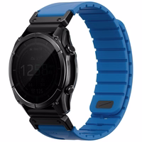 UNIQ Fluo x Smart-Fit dirželis Garmin 22mm niebieski