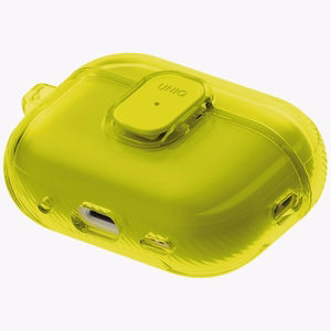 Uniq Glase Pro deklas AirPods Pro 3 Lock deklas - skaidrus geltonas