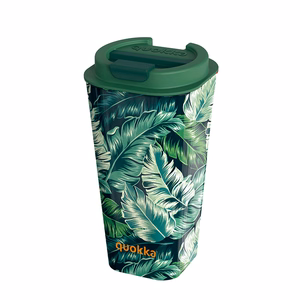 Quokka Vaso Cafe Double Walled puodelis, 450 ml, Jungle