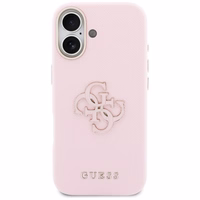 GUESS dėklas IPHONE 17 GUHCP17S5PS4RGGP (PU FW Resin Logo) rožinis