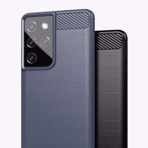 Anglies dėklas lankstus dangtelis TPU dėklas Samsung Galaxy S21 Ultra 5G juodas