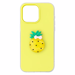 Fruit 2in1 dėklas skirtas iPhone 17 Pro 6,3" geltonas