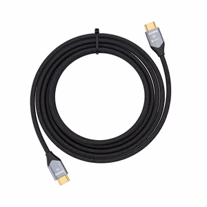 Laidas HDMI 2.1 Forcell Cafule 8K 60Hz / 4K 120Hz - Ultra High Speed, HDR, eARC, VRR, 48Gbps 5 m juodas