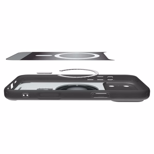 Spigen Ultra Hybrid MagSafe dėklas, skirtas iPhone 17 Pro Max / 18 Pro Max, klasikinės juodos spalvos