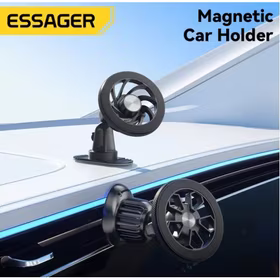 Automobilinis laikiklis Essager "Spiral" juodas (magnetinis / lipni pagalvėlė)