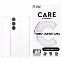 CARE by PanzerGlass Flagship Urban Combat deklas Samsung Galaxy S25 FE - skaidrus