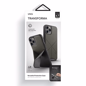 Uniq Transforma dėklas telefonui iPhone 12 Pro Max - pilkas
