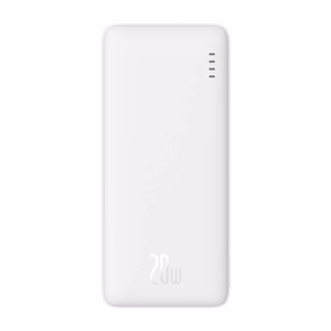 Baseus Airpow Ličio polimerų maitinimo bankas 10000 mAh 20 W Baltas