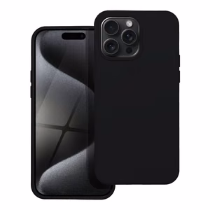 Чехол для iPhone 15 PRO MAX Silicone чёрный