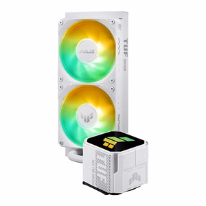 ASUS TUF Gaming LC III 240 ARGB White Edition Procesorius Universalusis skystinis aušintuvas 12 cm Balta