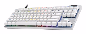 Logitech G PRO X TKL Rapid žaidimų klaviatūra USB QWERTY US International baltas