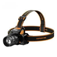 Superfire HL58 headlamp flashlight, 350 lm, USB, 3 modes, 200m
