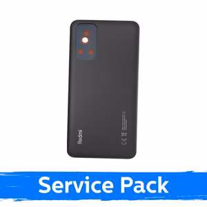 Galinis dangtelis, skirtas Xiaomi Redmi Note 11 / Note 11S, grafito pilkos spalvos (serviso pakuotė)