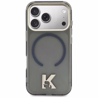 Karl Lagerfeld IML K Head Logo MagSafe Dėklas for iPhone 17 Pro Max - juodas